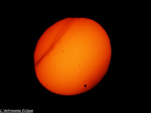 Transit de Vénus (photo L'Astronome Eclipse)