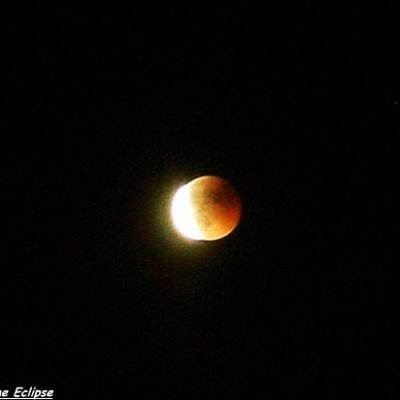 L'éclipse à la fin de sa totalité...