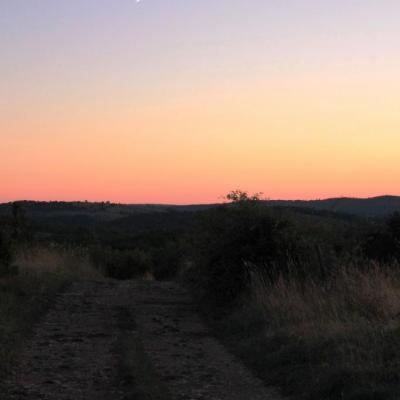 Un chemin s'en va au loin... jusque sur la Lune.