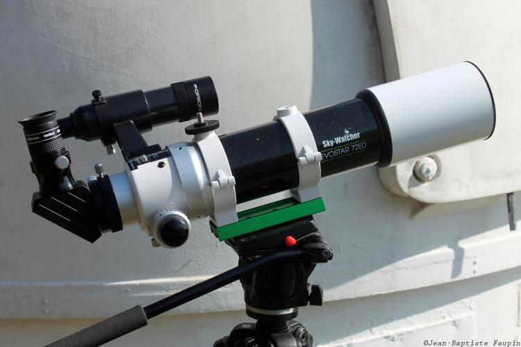 Lunette Sky-Watcher Evostar 72 ED (image Jean-Baptiste Faupin)